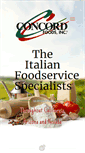 Mobile Screenshot of concordfoodsinc.com